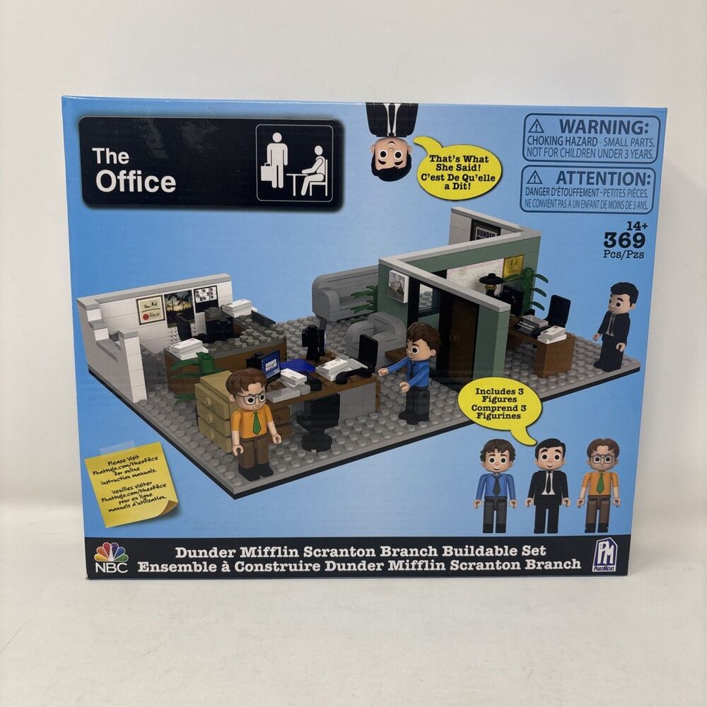 The Office Dunder Mifflin Scranton Block Set 369 Pcs NEW Sealed